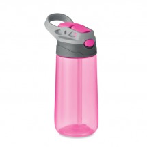 SHIKU Trinkflasche Tritan 450 ml transparent pink